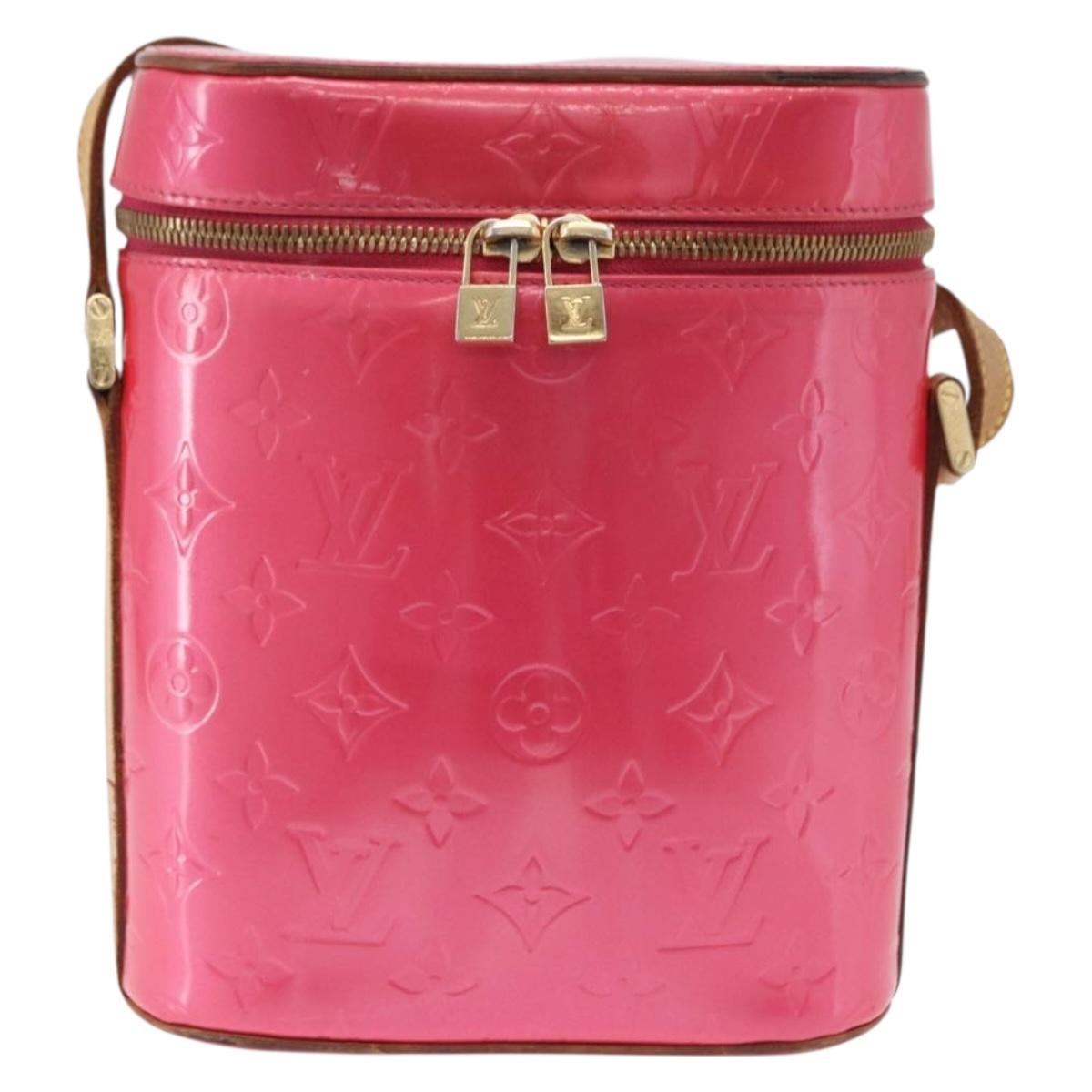 LOUIS VUITTON Monogram Vernis Sullivan Vertical Fuchsia Pink M91259 Auth 195267 - Jerrillo image 2