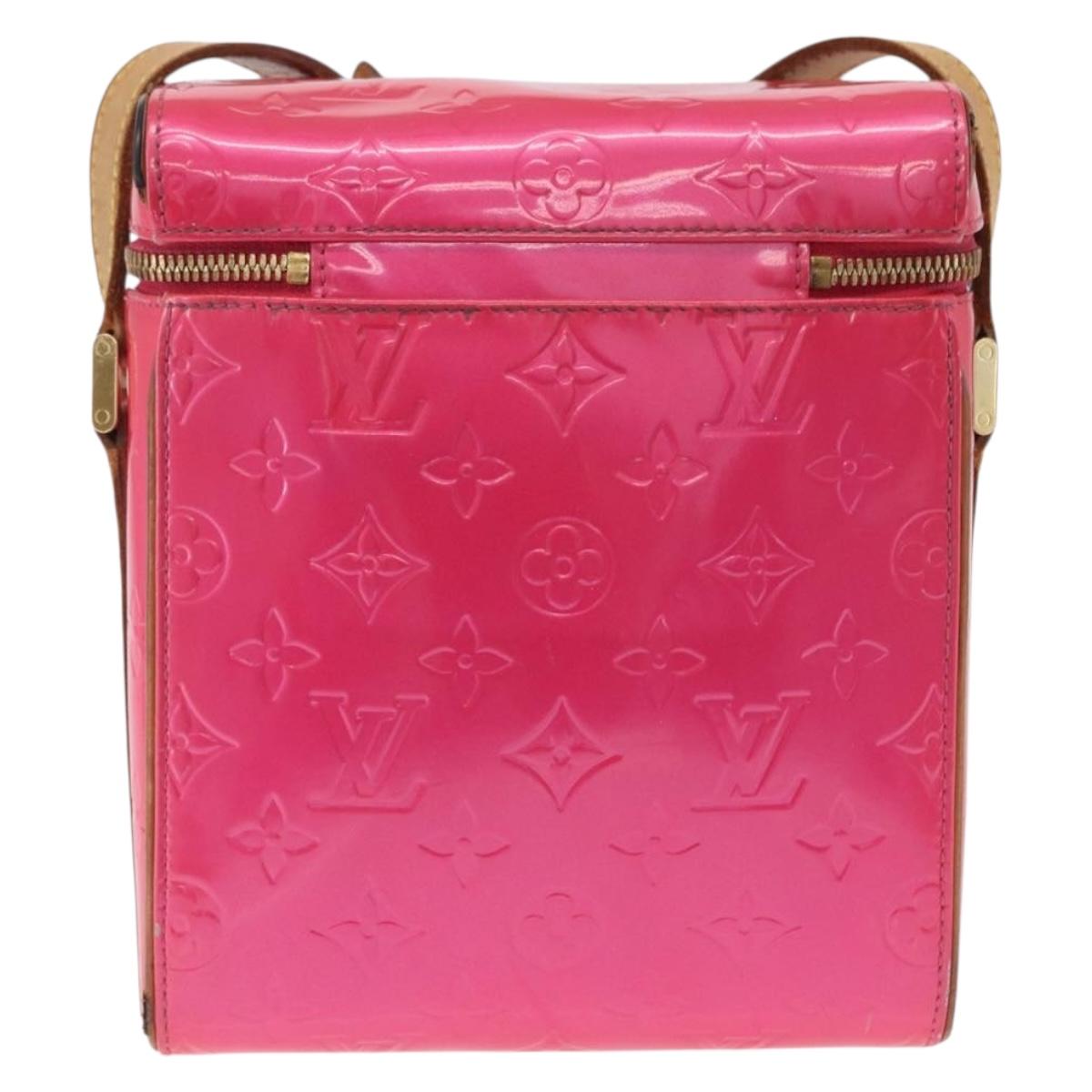 LOUIS VUITTON Monogram Vernis Sullivan Vertical Fuchsia Pink M91259 Auth 195267 - Jerrillo image 3