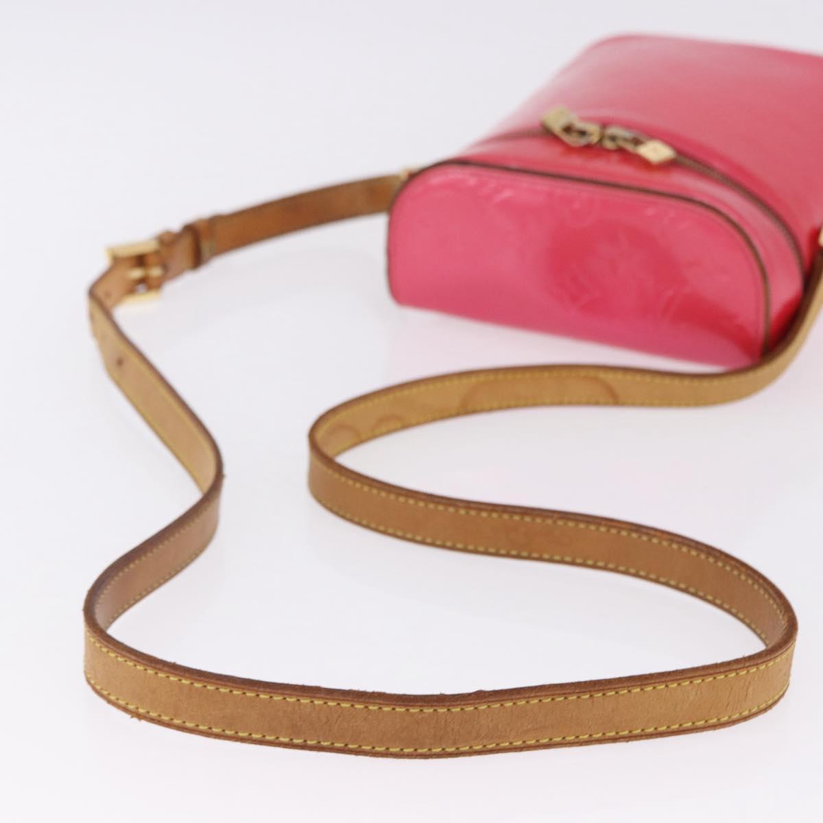 LOUIS VUITTON Monogram Vernis Sullivan Vertical Fuchsia Pink M91259 Auth 195267 - Jerrillo image 7