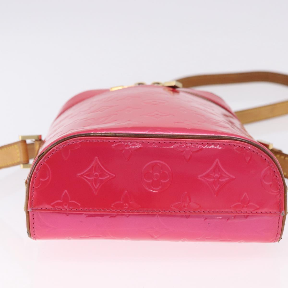 LOUIS VUITTON Monogram Vernis Sullivan Vertical Fuchsia Pink M91259 Auth 195267 - Jerrillo image 9