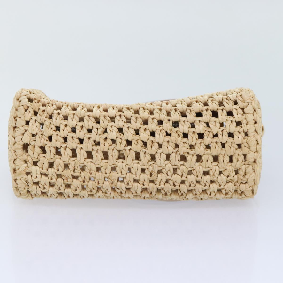 LOUIS VUITTON Nano Speedy Hand Bag Raffia Leather Beige M83525 LV Auth 89904S - Jerrillo image 5