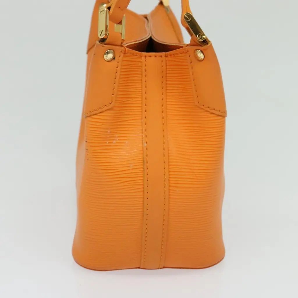 Borsa a tracolla Mandara in Pelle arancione 100% originale image 5