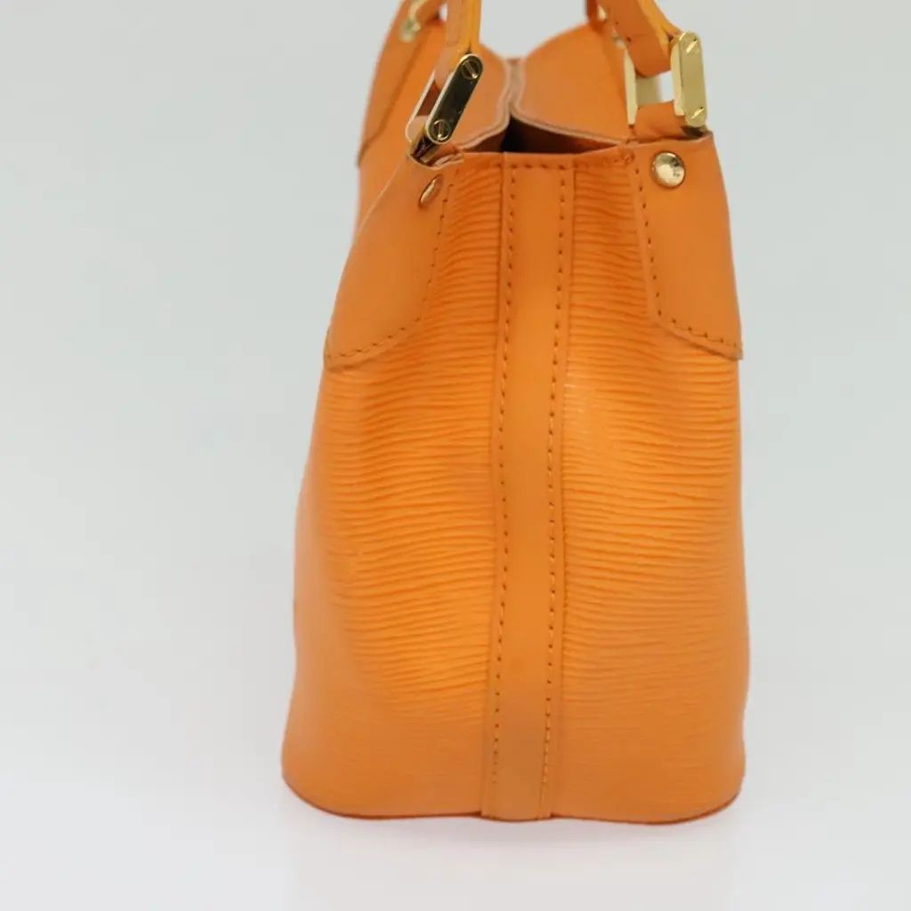 Borsa a tracolla Mandara in Pelle arancione 100% originale image 4