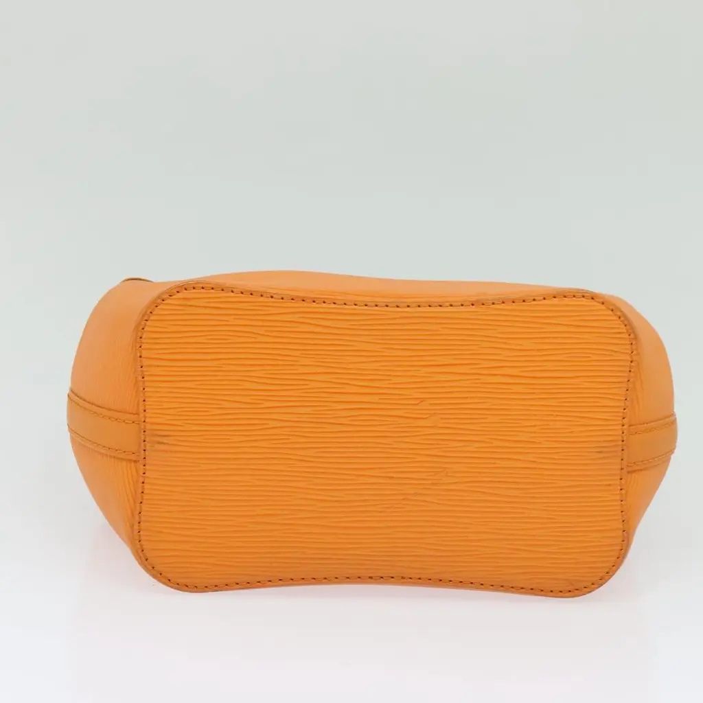 Borsa a tracolla Mandara in Pelle arancione 100% originale image 3