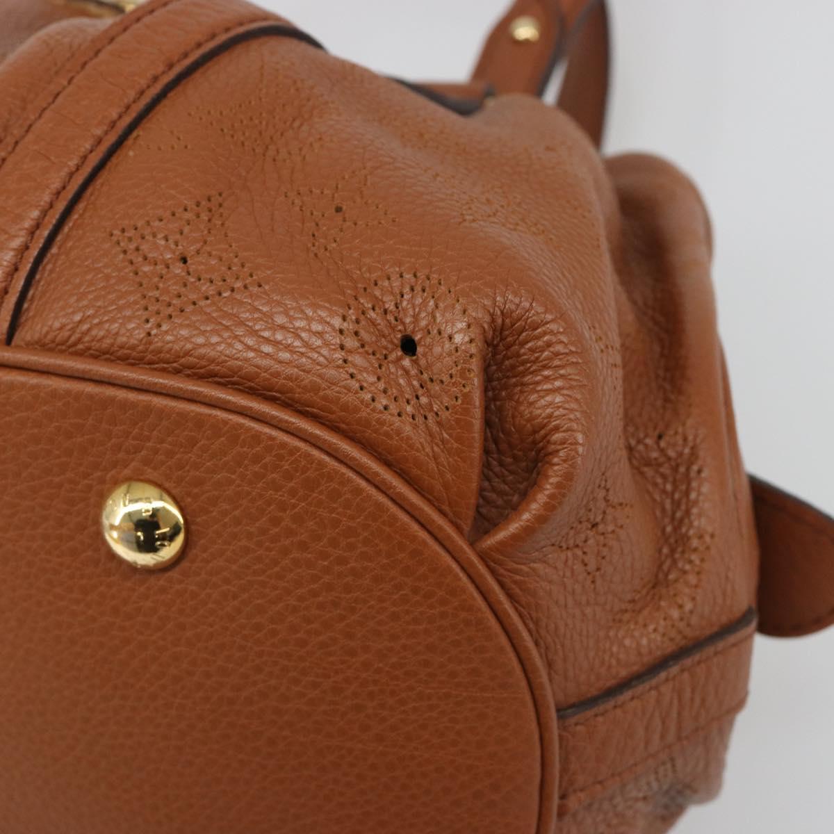 LOUIS VUITTON Mahina Runner PM Hand Bag Leather Brown M97052 LV Auth am11933V - Jerrillo image 8
