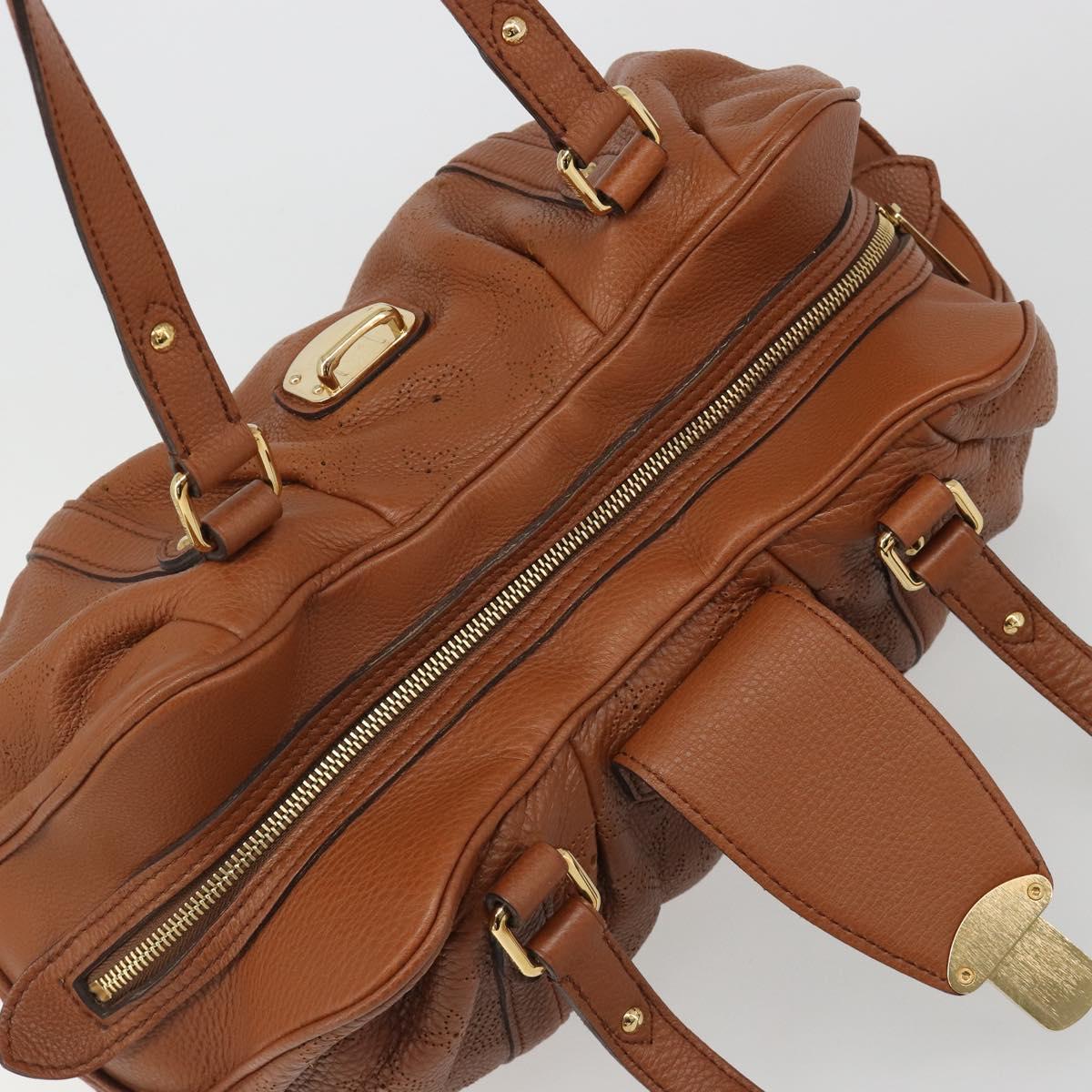 LOUIS VUITTON Mahina Runner PM Hand Bag Leather Brown M97052 LV Auth am11933V - Jerrillo image 9