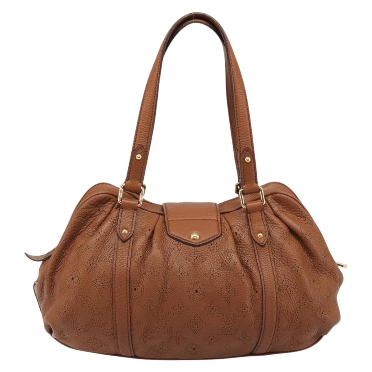 LOUIS VUITTON Mahina Runner PM Hand Bag Leather Brown M97052 LV Auth am11933V - Jerrillo image 2