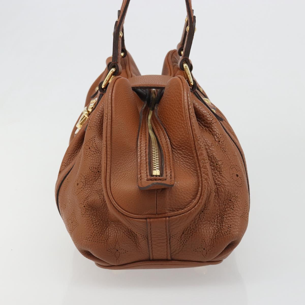 LOUIS VUITTON Mahina Runner PM Hand Bag Leather Brown M97052 LV Auth am11933V - Jerrillo image 3
