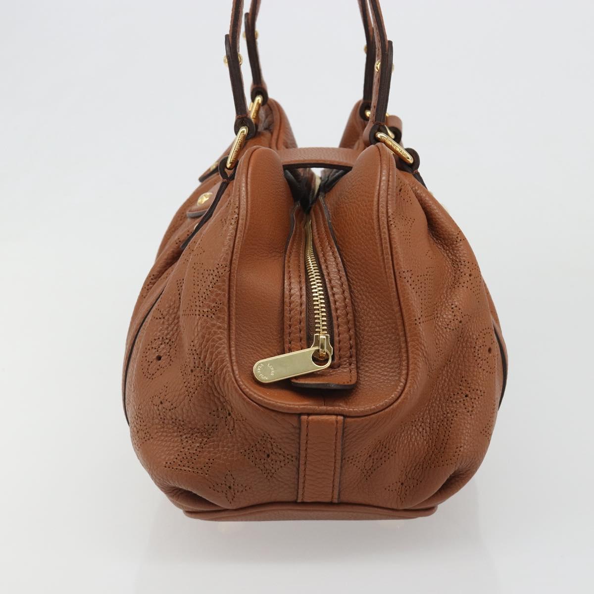 LOUIS VUITTON Mahina Runner PM Hand Bag Leather Brown M97052 LV Auth am11933V - Jerrillo image 4
