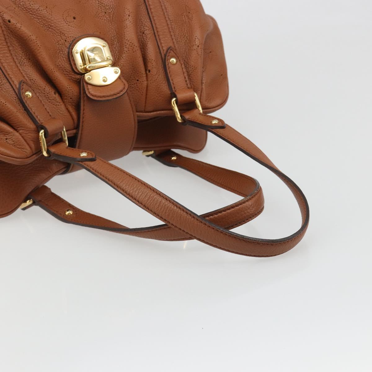 LOUIS VUITTON Mahina Runner PM Hand Bag Leather Brown M97052 LV Auth am11933V - Jerrillo image 7