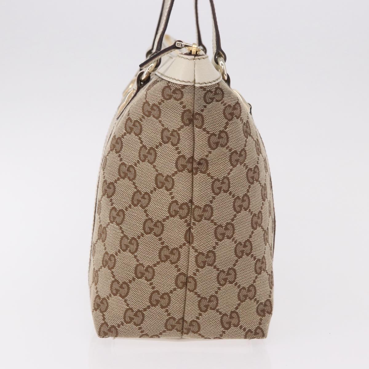 GUCCI GG Canvas Tote Bag Beige Gold 153008 Auth am11952V - Jerrillo image 4