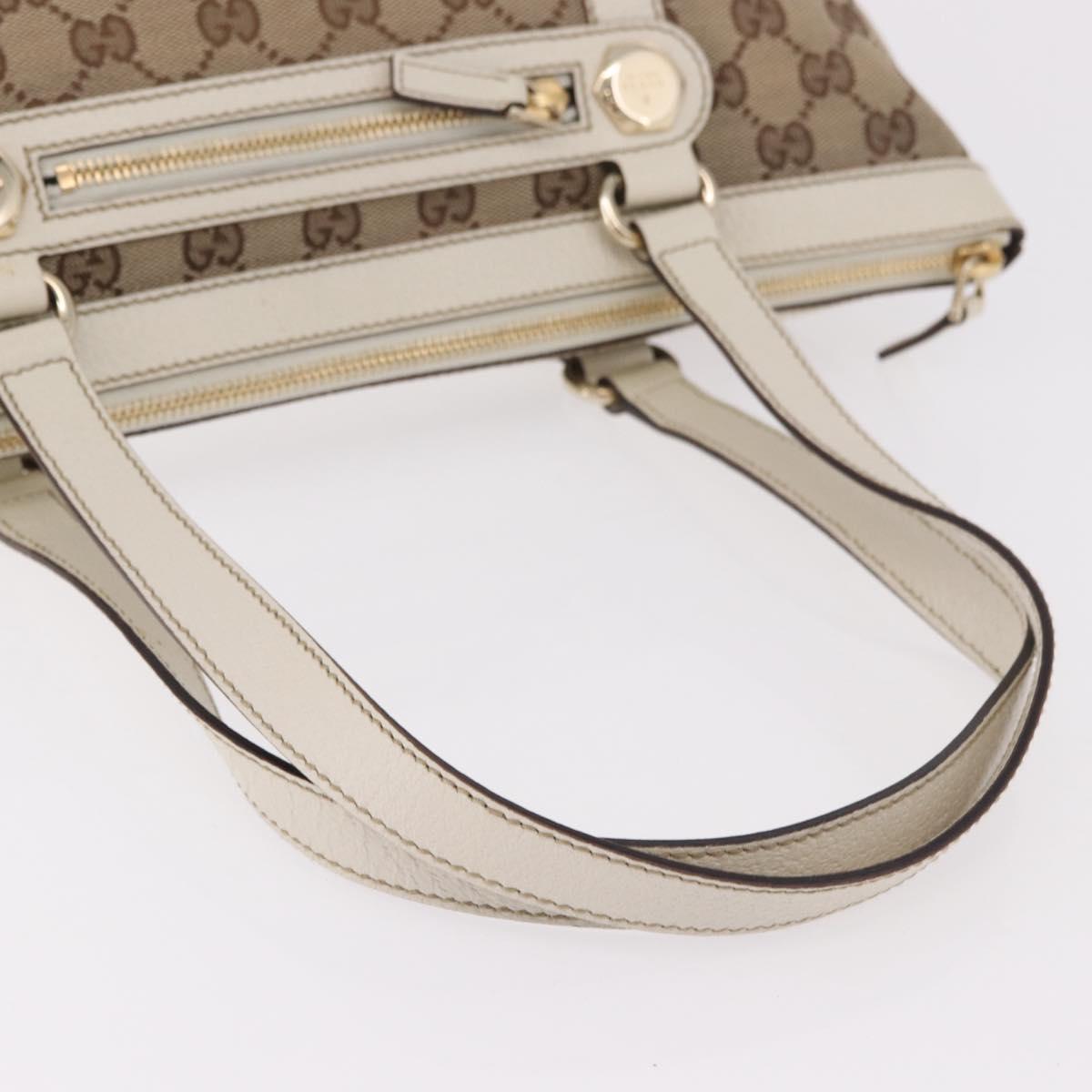 GUCCI GG Canvas Tote Bag Beige Gold 153008 Auth am11952V - Jerrillo image 7