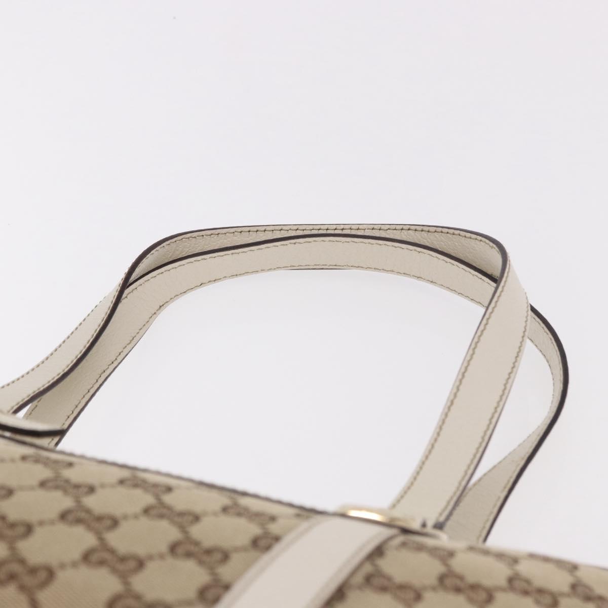 GUCCI GG Canvas Tote Bag Beige Gold 153008 Auth am11952V - Jerrillo image 8