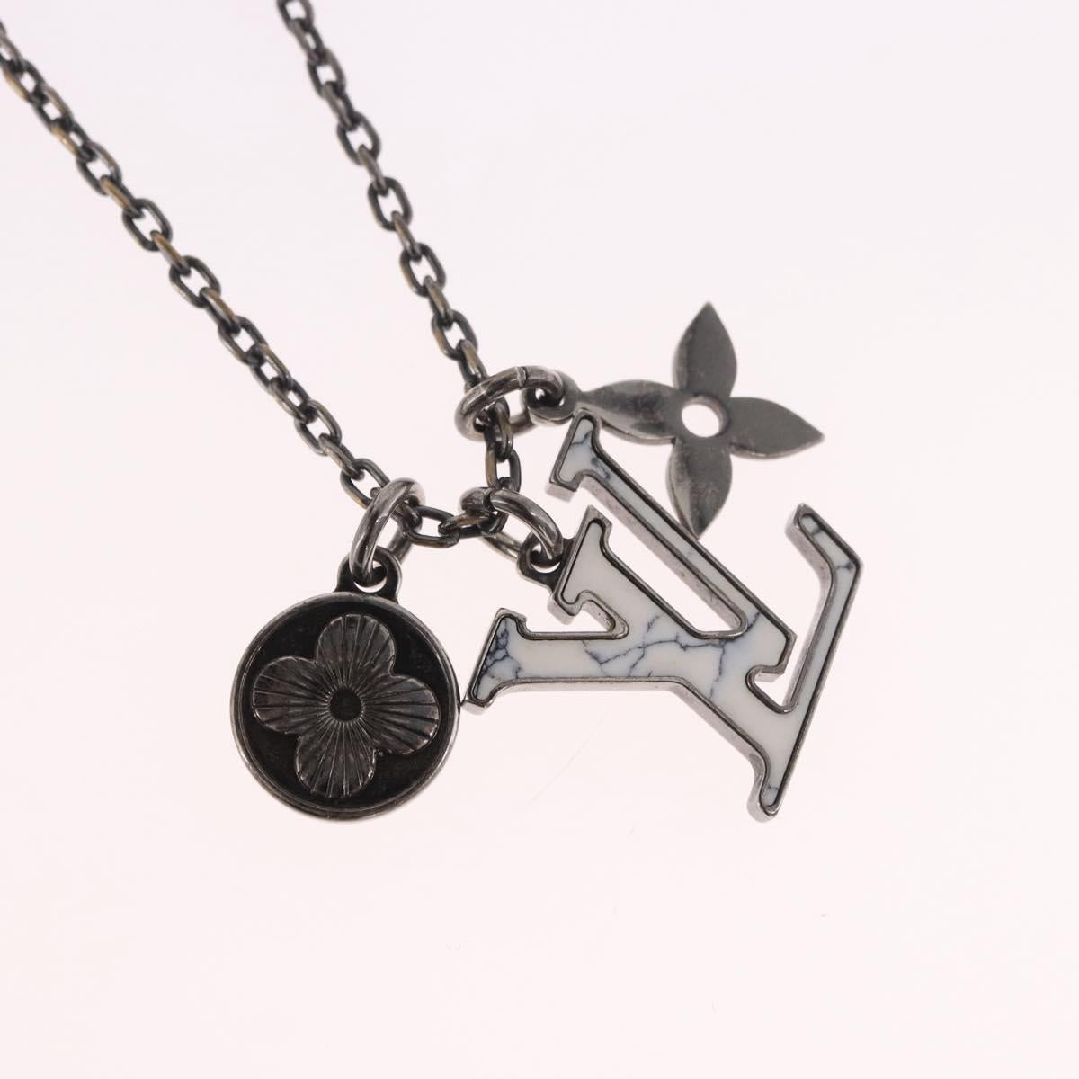 LOUIS VUITTON Necklace metal Silver M00317 LV Auth am11978A - Jerrillo image 3