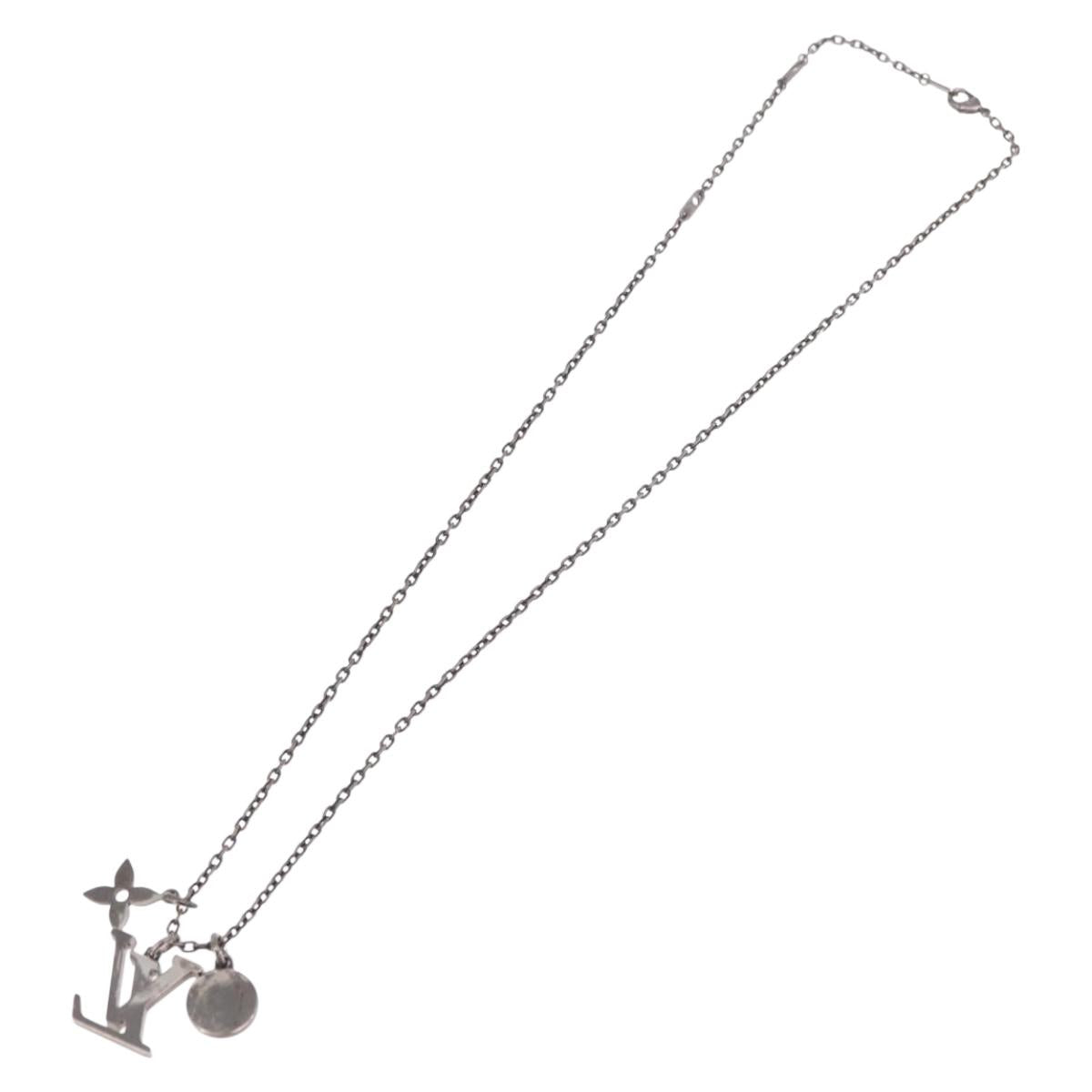 LOUIS VUITTON Necklace metal Silver M00317 LV Auth am11978A - Jerrillo image 8