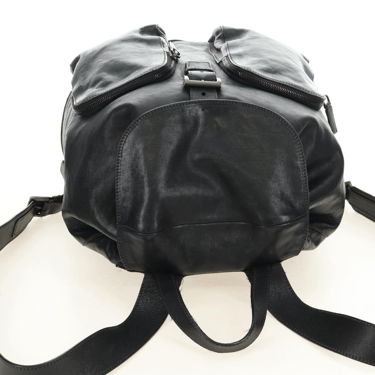 PRADA Backpack Leather Black VZ0053 Auth am11989V - Jerrillo image 6