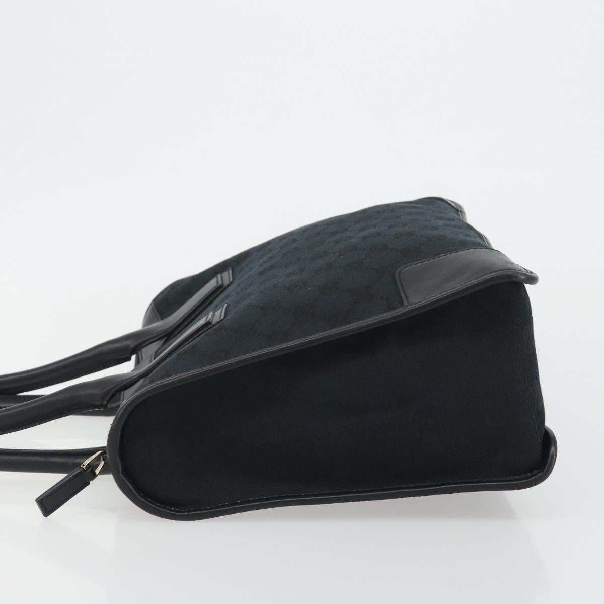 GUCCI GG Canvas Hand Bag Black Silver 000 0855 Auth am11991V - Jerrillo image 5