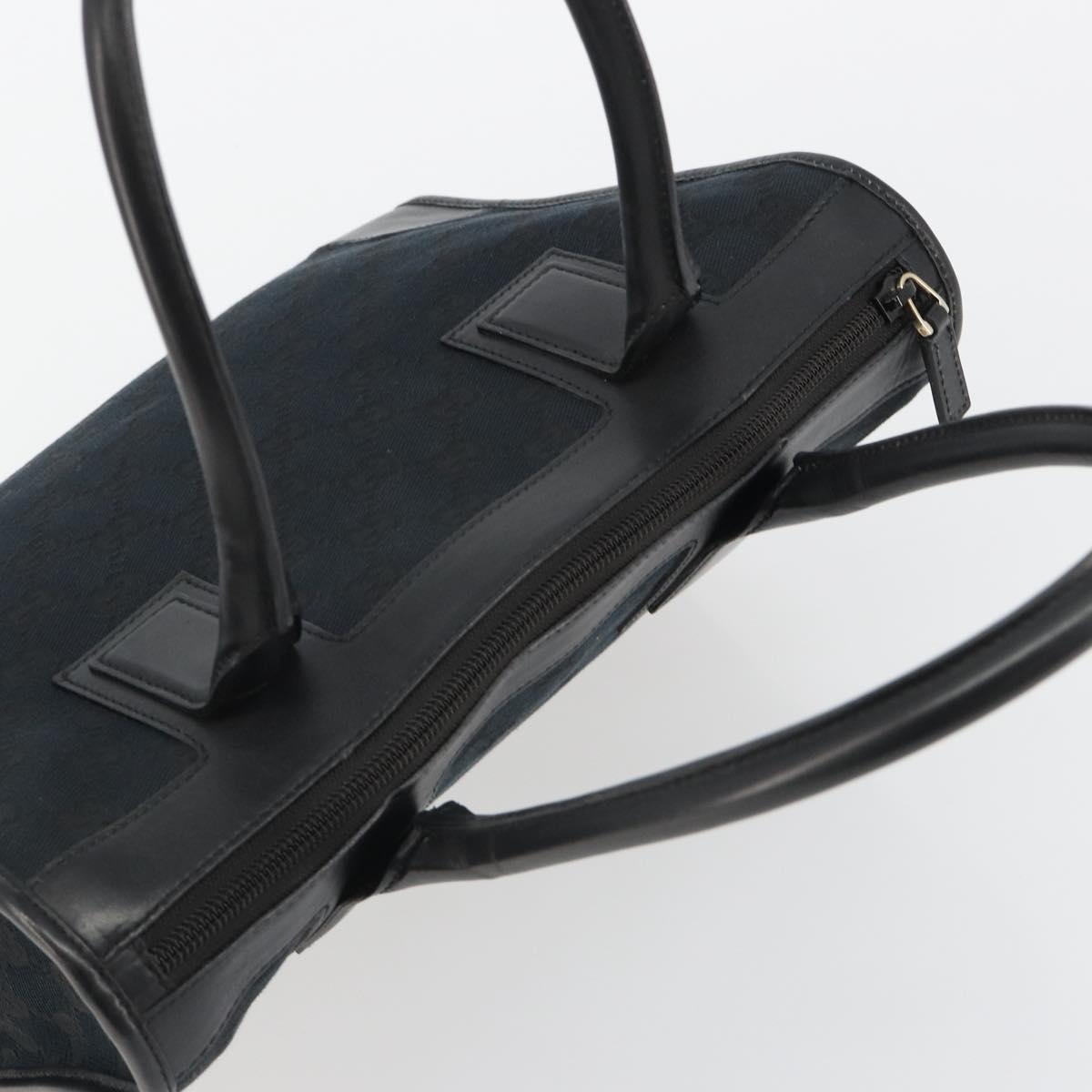 GUCCI GG Canvas Hand Bag Black Silver 000 0855 Auth am11991V - Jerrillo image 6
