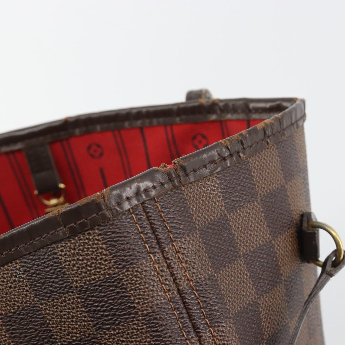 LOUIS VUITTON Damier Ebene Neverfull MM Tote Bag N51105 LV Auth am12029 - Jerrillo image 9