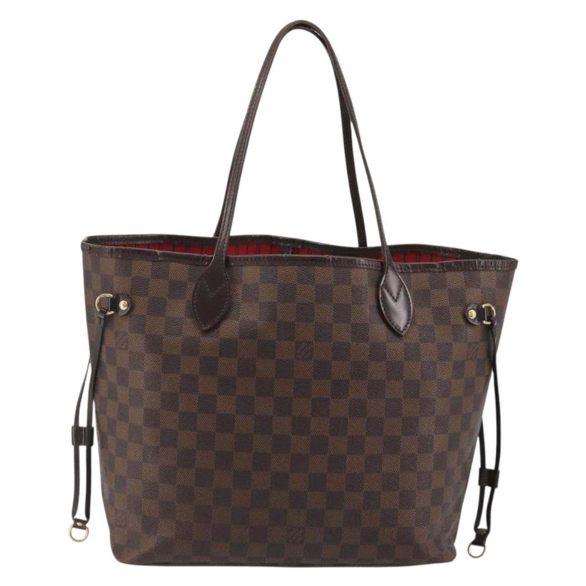 LOUIS VUITTON Damier Ebene Neverfull MM Tote Bag N51105 LV Auth am12029 - Jerrillo image 2