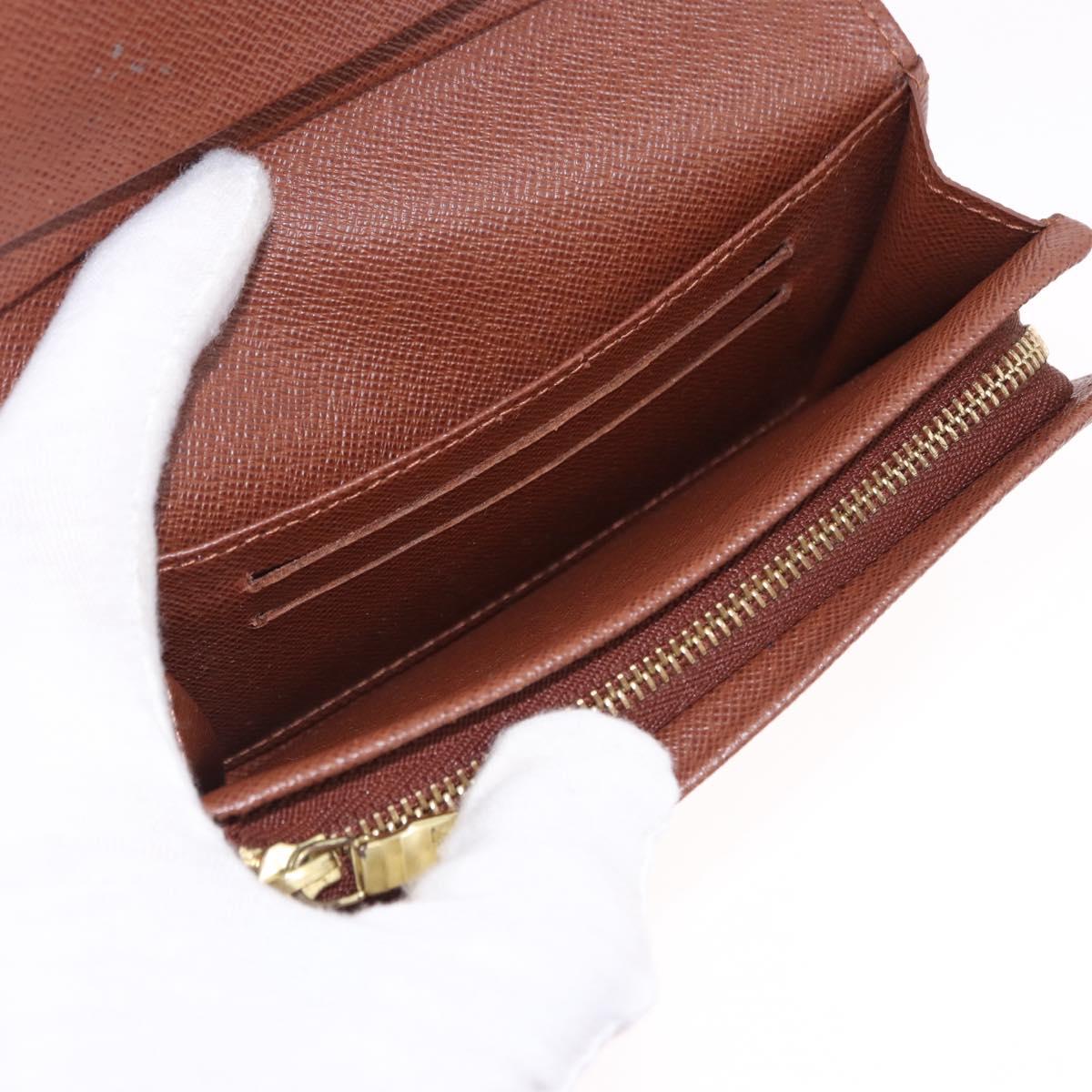 LOUIS VUITTON Monogram Porte Monnaie Billets Tresor Wallet M61730 Auth am12054V - Jerrillo image 9