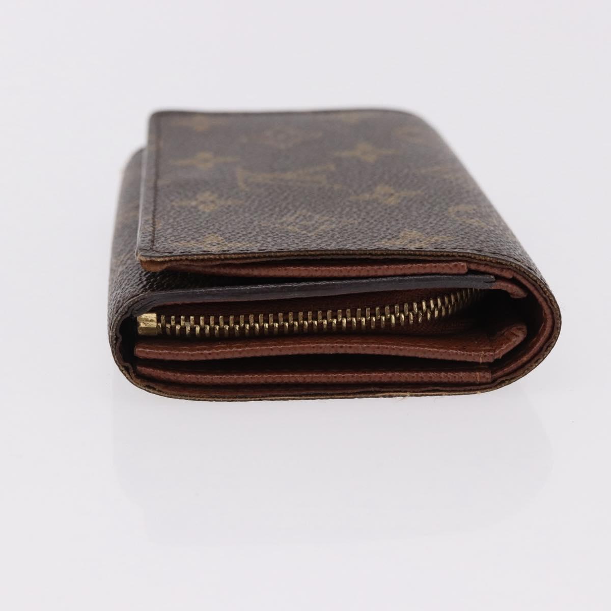 LOUIS VUITTON Monogram Porte Monnaie Billets Tresor Wallet M61730 Auth am12054V - Jerrillo image 3
