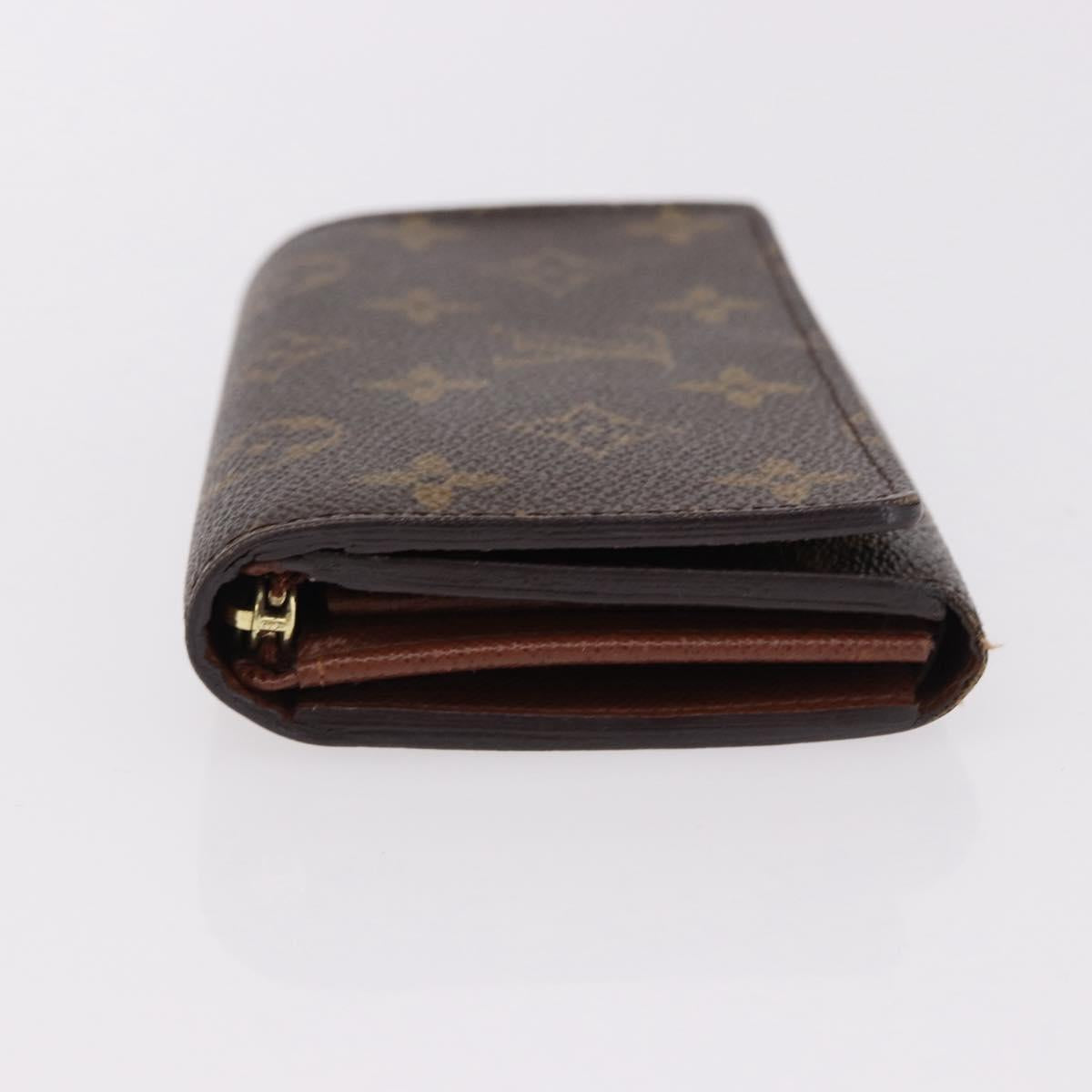 LOUIS VUITTON Monogram Porte Monnaie Billets Tresor Wallet M61730 Auth am12054V - Jerrillo image 4