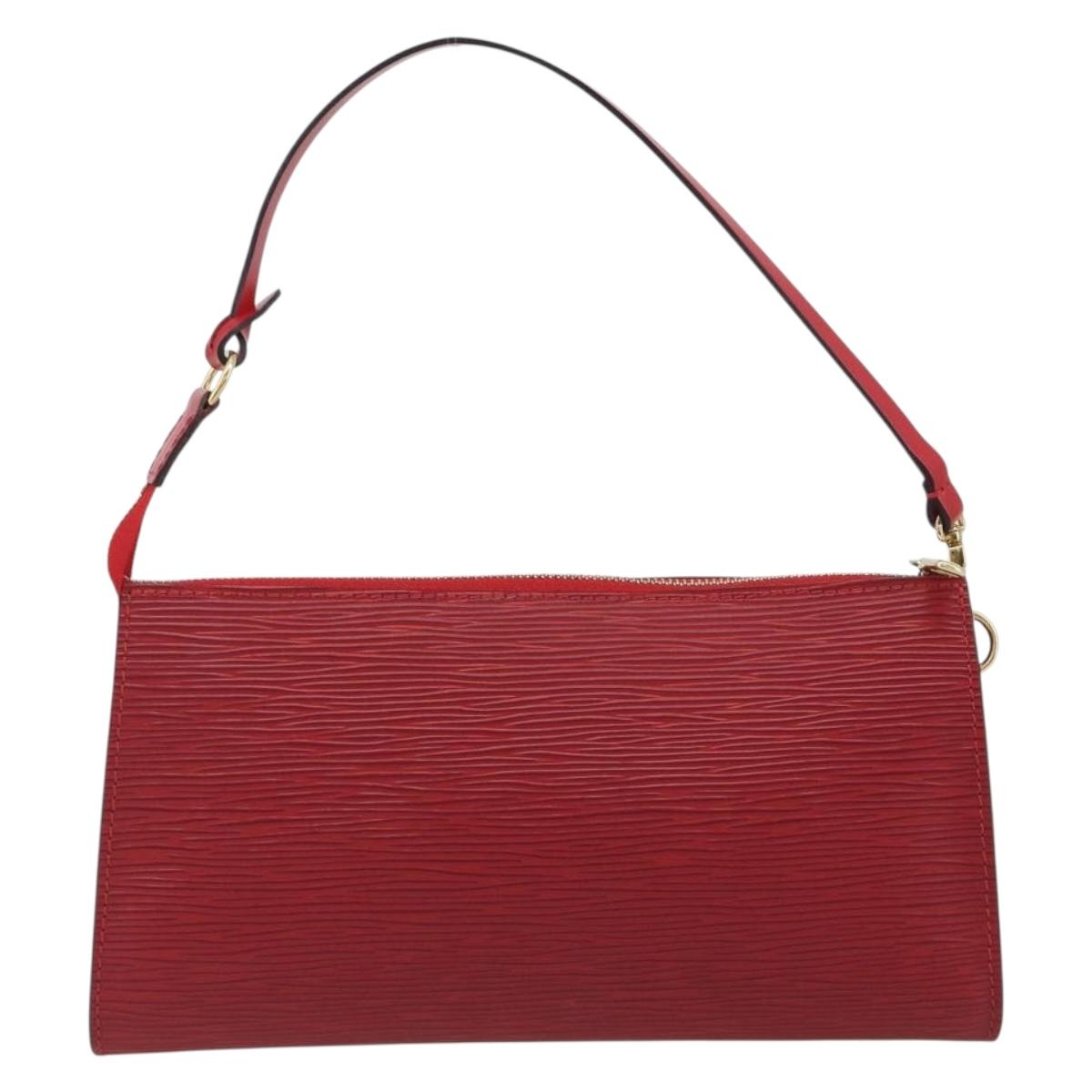 LOUIS VUITTON Epi Pochette Accessoires Pouch Red M52947 LV Auth am12093V - Jerrillo image 2