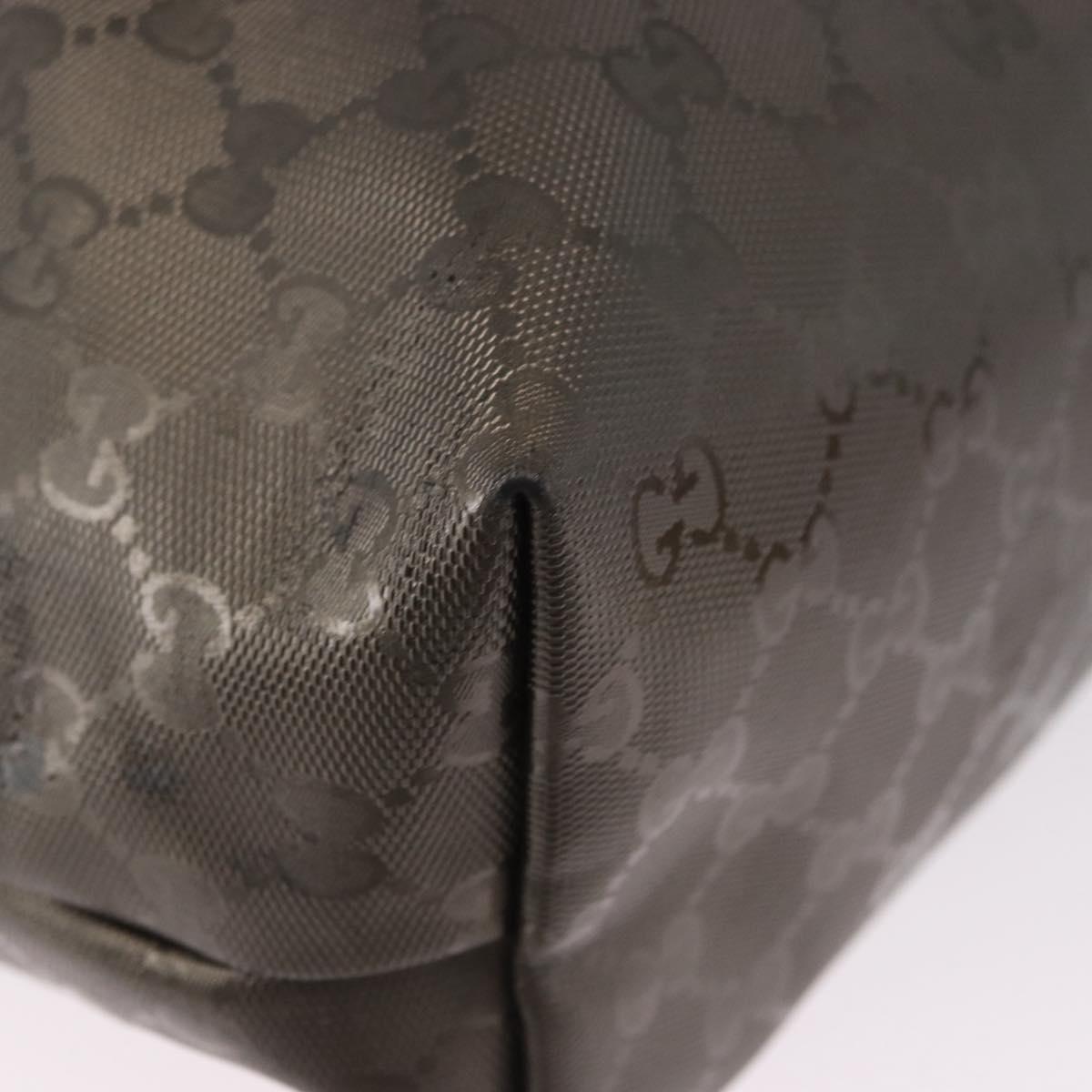 GUCCI GG implementation Tote Bag PVC Gray 211120 Auth am12189V - Jerrillo image 10