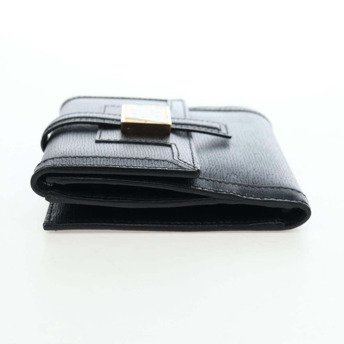 GUCCI G Trifold Wallet Leather Black Auth am12210V - Jerrillo image 4