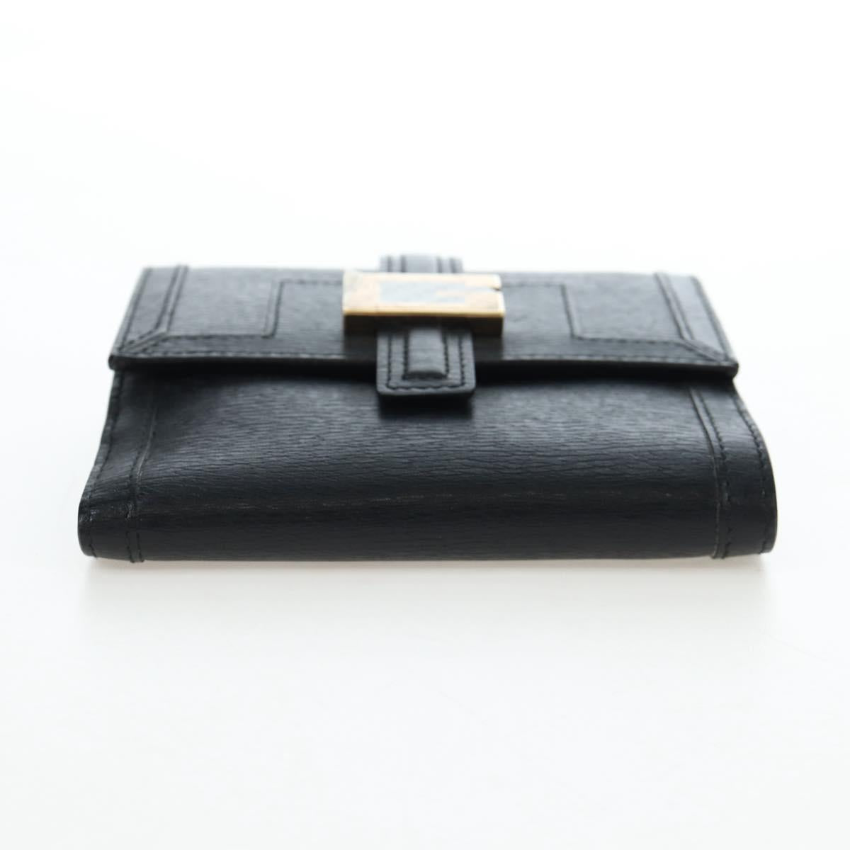 GUCCI G Trifold Wallet Leather Black Auth am12210V - Jerrillo image 7