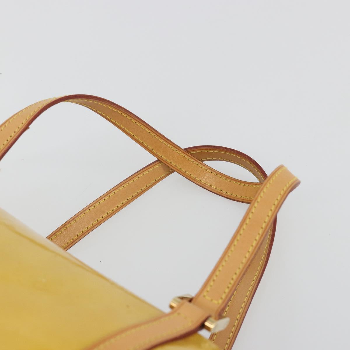 LOUIS VUITTON Monogram Vernis Bedford Hand Bag Beige M91006 LV Auth am12215V - Jerrillo image 8