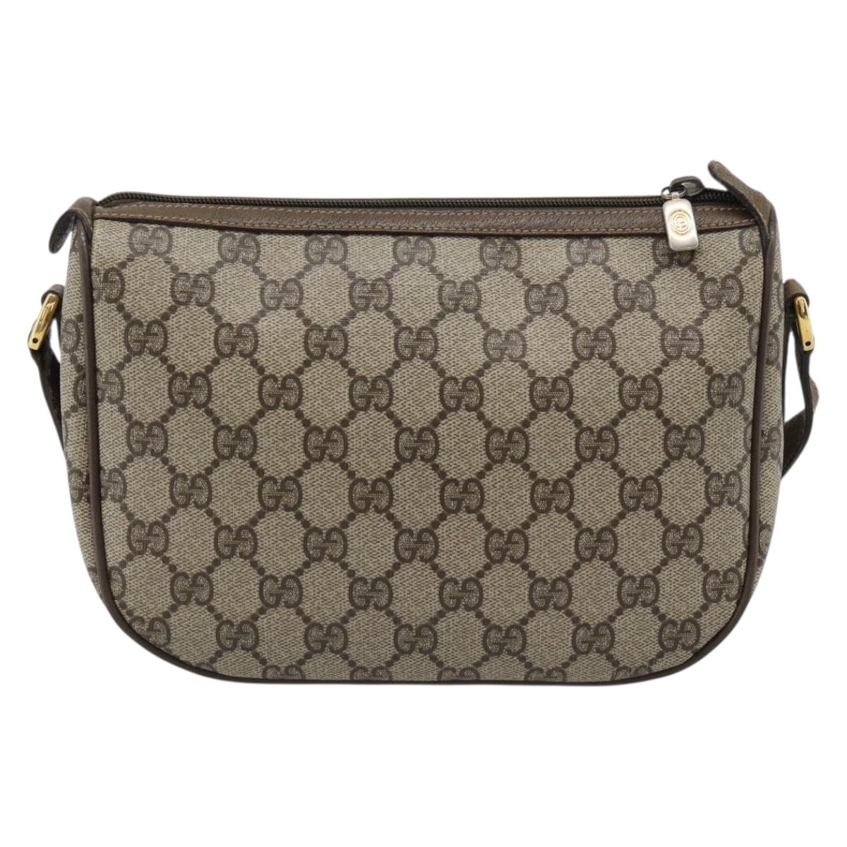 GUCCI GG Supreme Shoulder Bag PVC Leather Beige Gold 89 02 032 Auth ar14062 - Jerrillo image 3