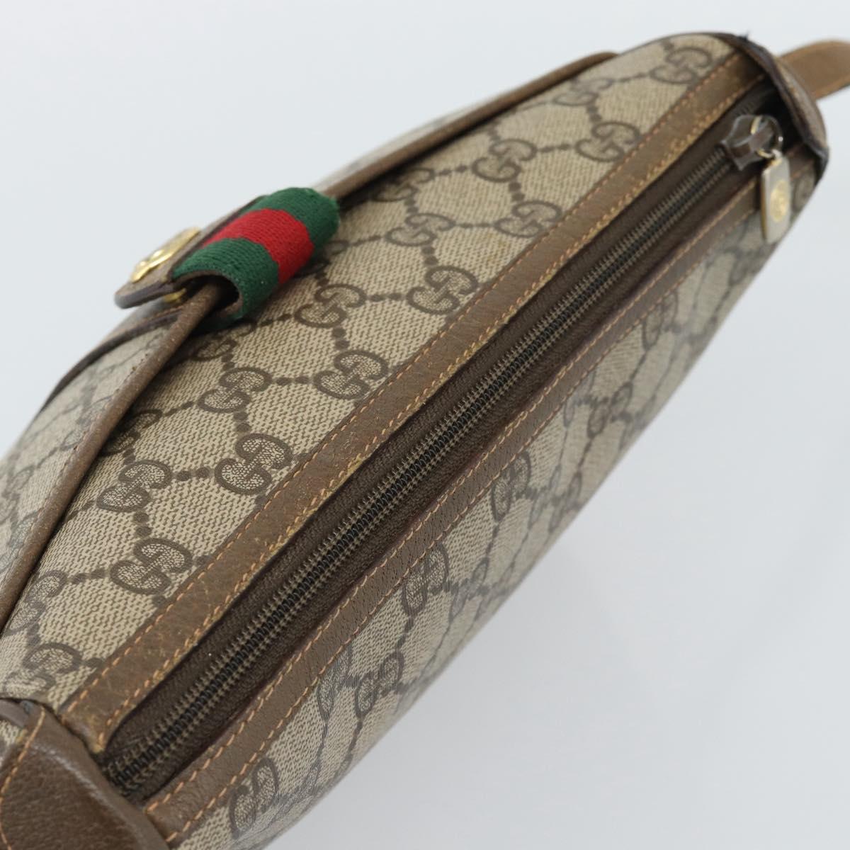 GUCCI GG Supreme Shoulder Bag PVC Leather Beige Gold 89 02 032 Auth ar14062 - Jerrillo image 6