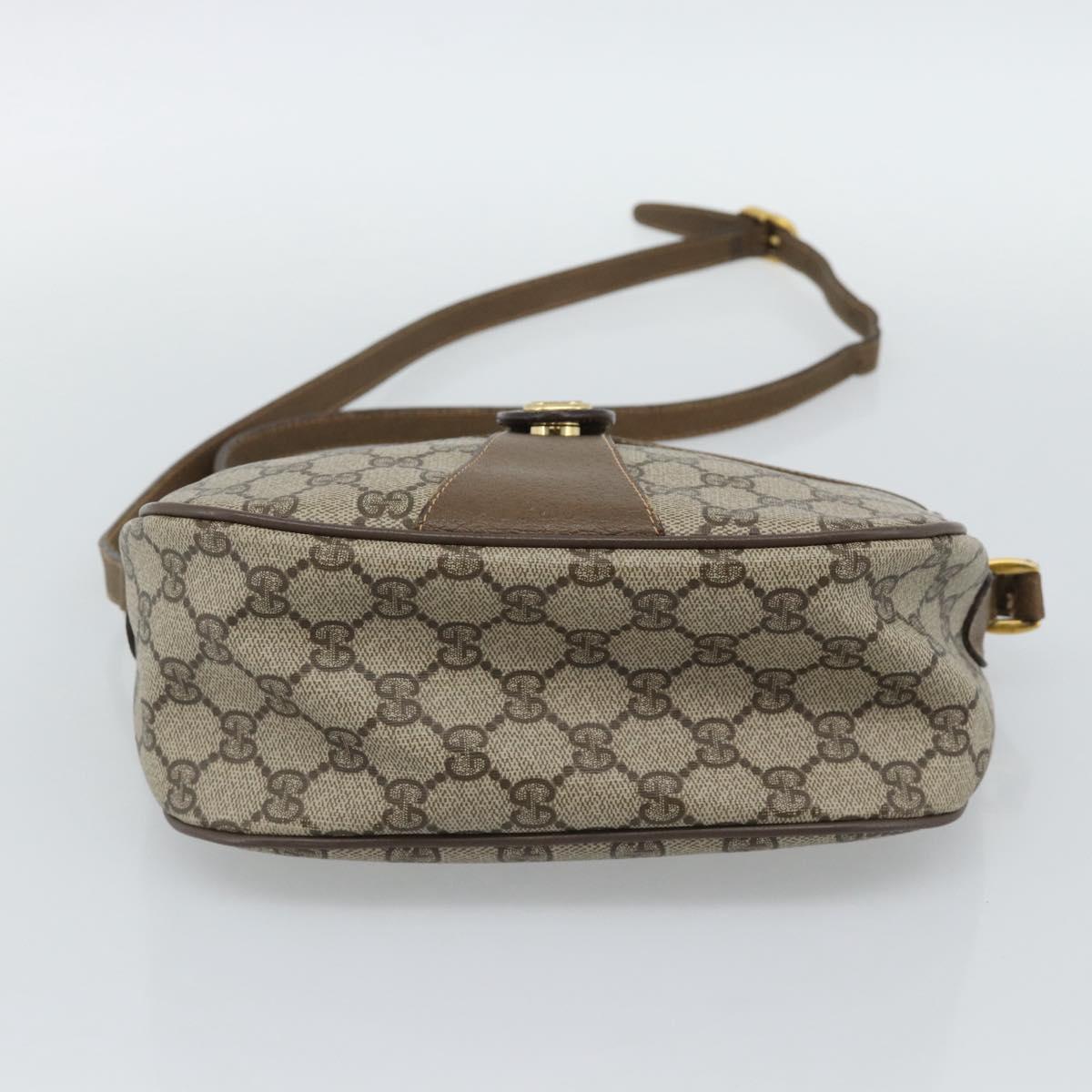GUCCI GG Supreme Shoulder Bag PVC Leather Beige Gold 89 02 032 Auth ar14062 - Jerrillo image 9