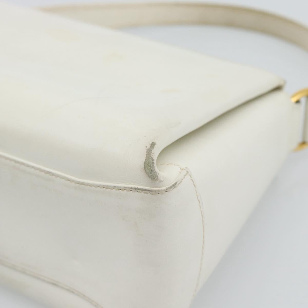 GUCCI Hand Bag Leather White Gold 000 406 0025 Auth ar14074 - Jerrillo image 10