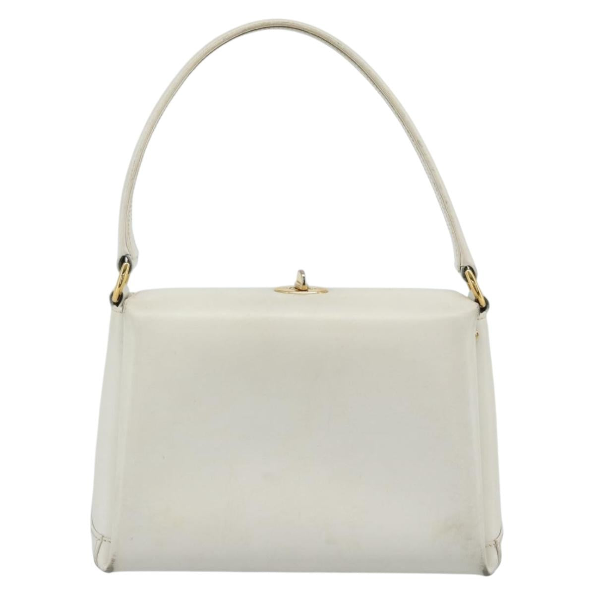 GUCCI Hand Bag Leather White Gold 000 406 0025 Auth ar14074 - Jerrillo image 3