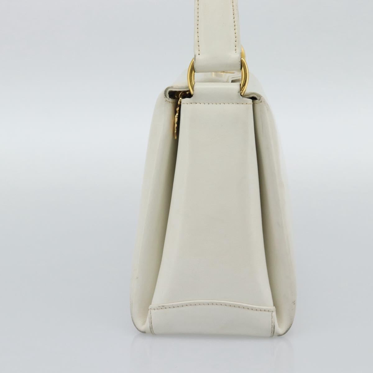GUCCI Hand Bag Leather White Gold 000 406 0025 Auth ar14074 - Jerrillo image 4