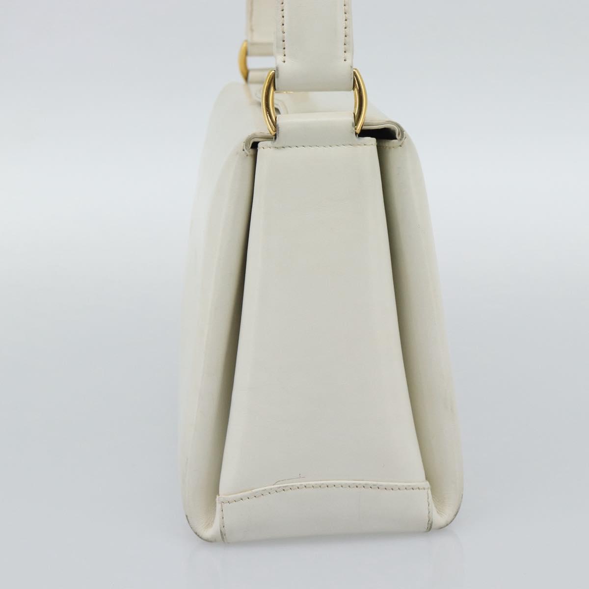 GUCCI Hand Bag Leather White Gold 000 406 0025 Auth ar14074 - Jerrillo image 5