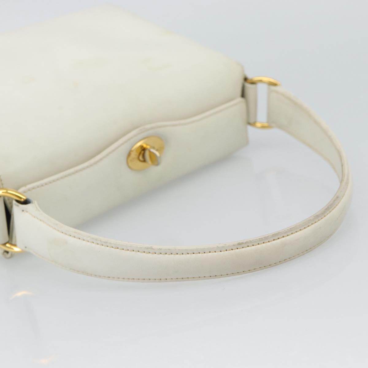 GUCCI Hand Bag Leather White Gold 000 406 0025 Auth ar14074 - Jerrillo image 7