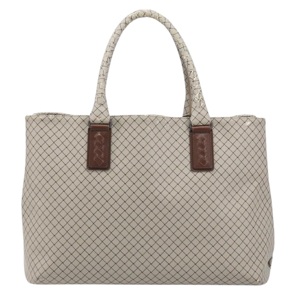 Borsa tote BOTTEGA VENETA in PVC e tela grigia, codice articolo BA11786 - Jerrillo image 2