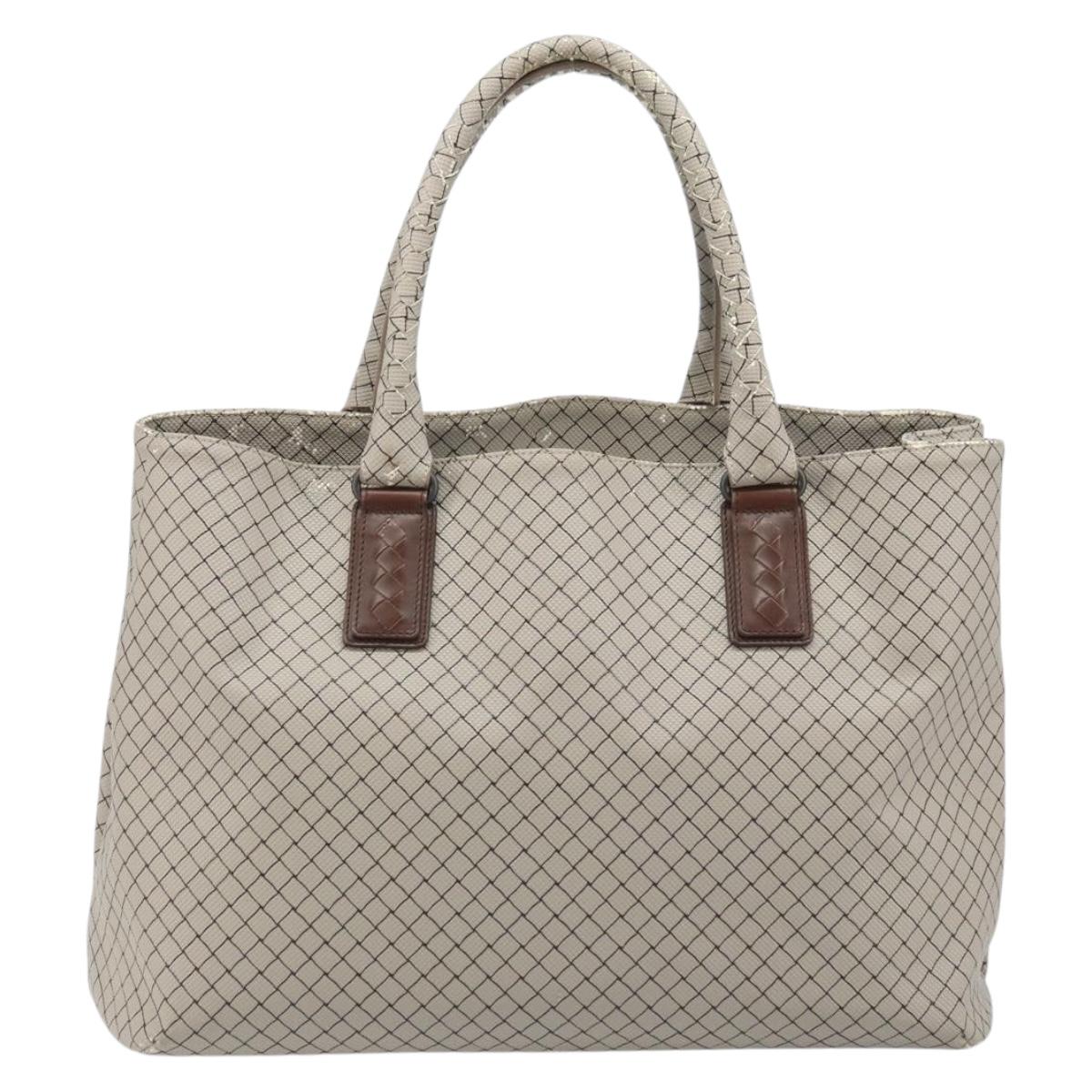 Borsa tote BOTTEGA VENETA in PVC e tela grigia, codice articolo BA11786 - Jerrillo image 3