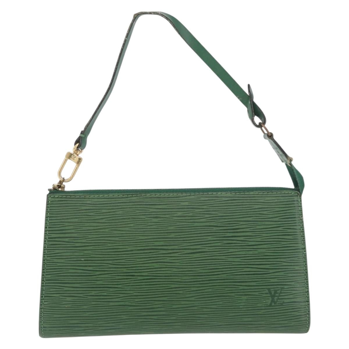 LOUIS VUITTON Epi Pochette Accessoires Pouch Green M52984 LV Auth BA13285 - Jerrillo image 2