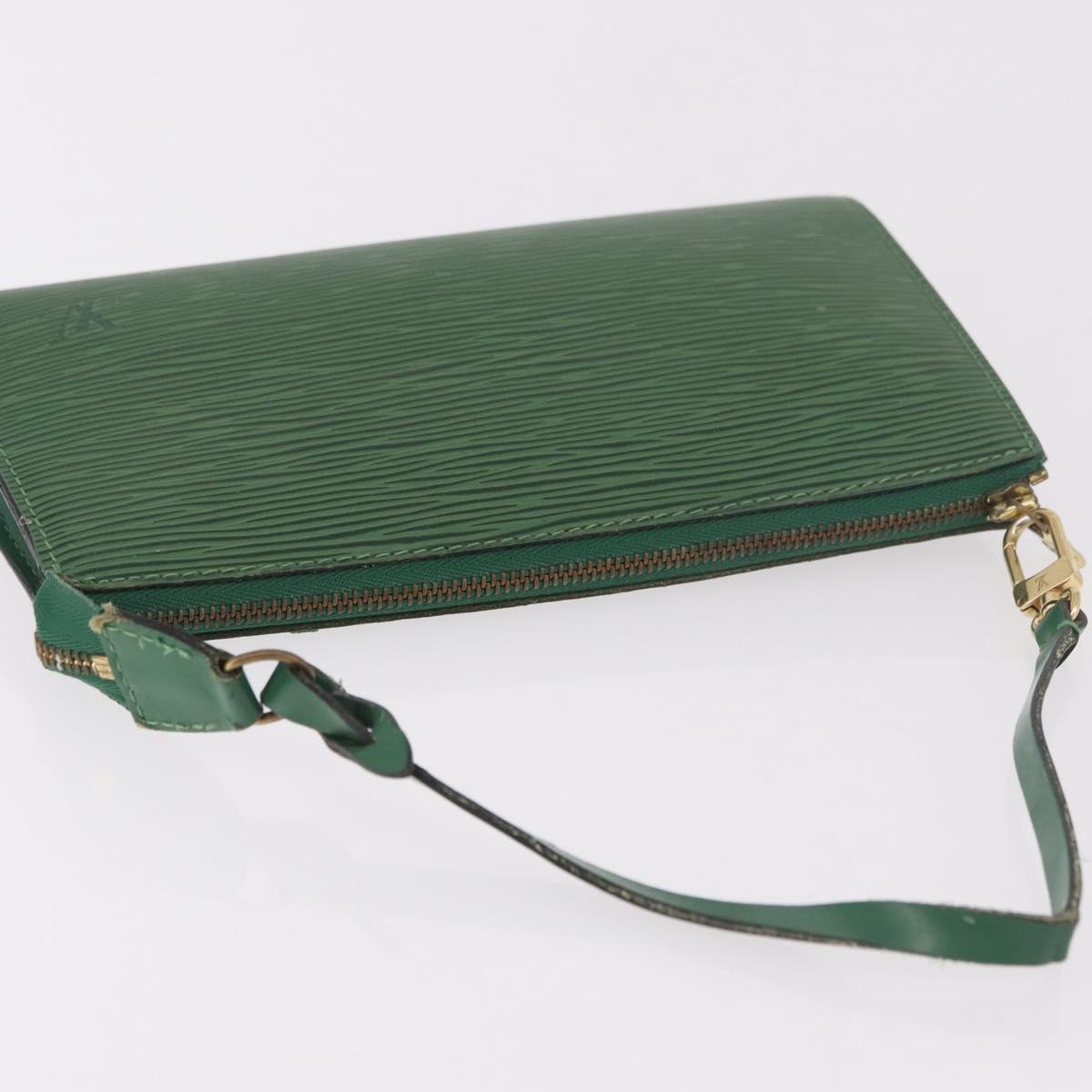 LOUIS VUITTON Epi Pochette Accessoires Pouch Green M52984 LV Auth BA13285 - Jerrillo image 6