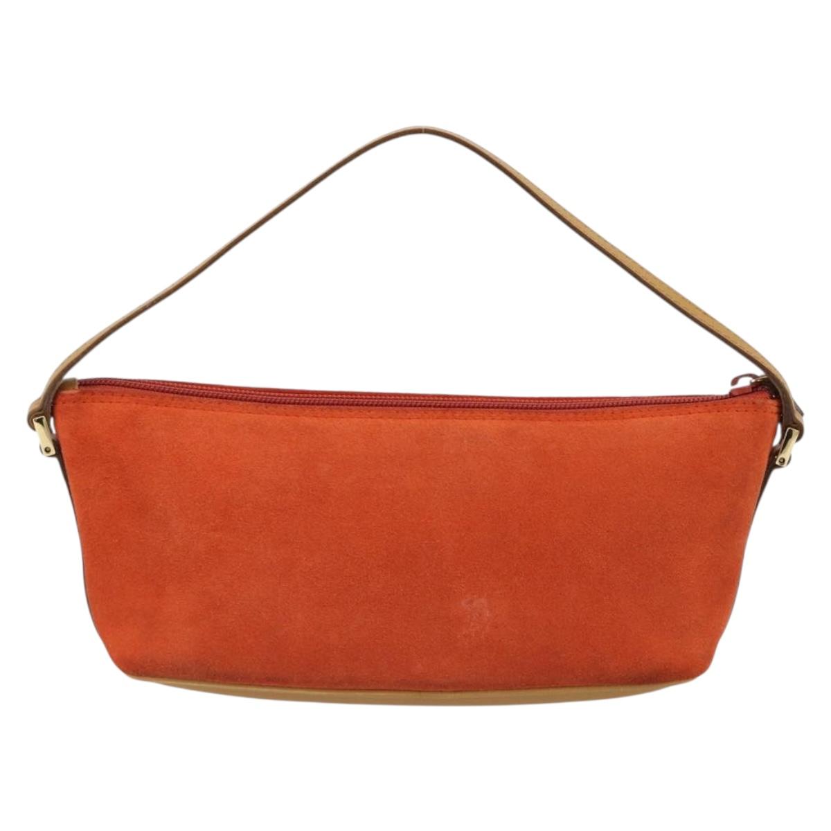 GUCCI Hand Bag Suede Orange Gold 039 1103 Auth BA13451 - Jerrillo image 2