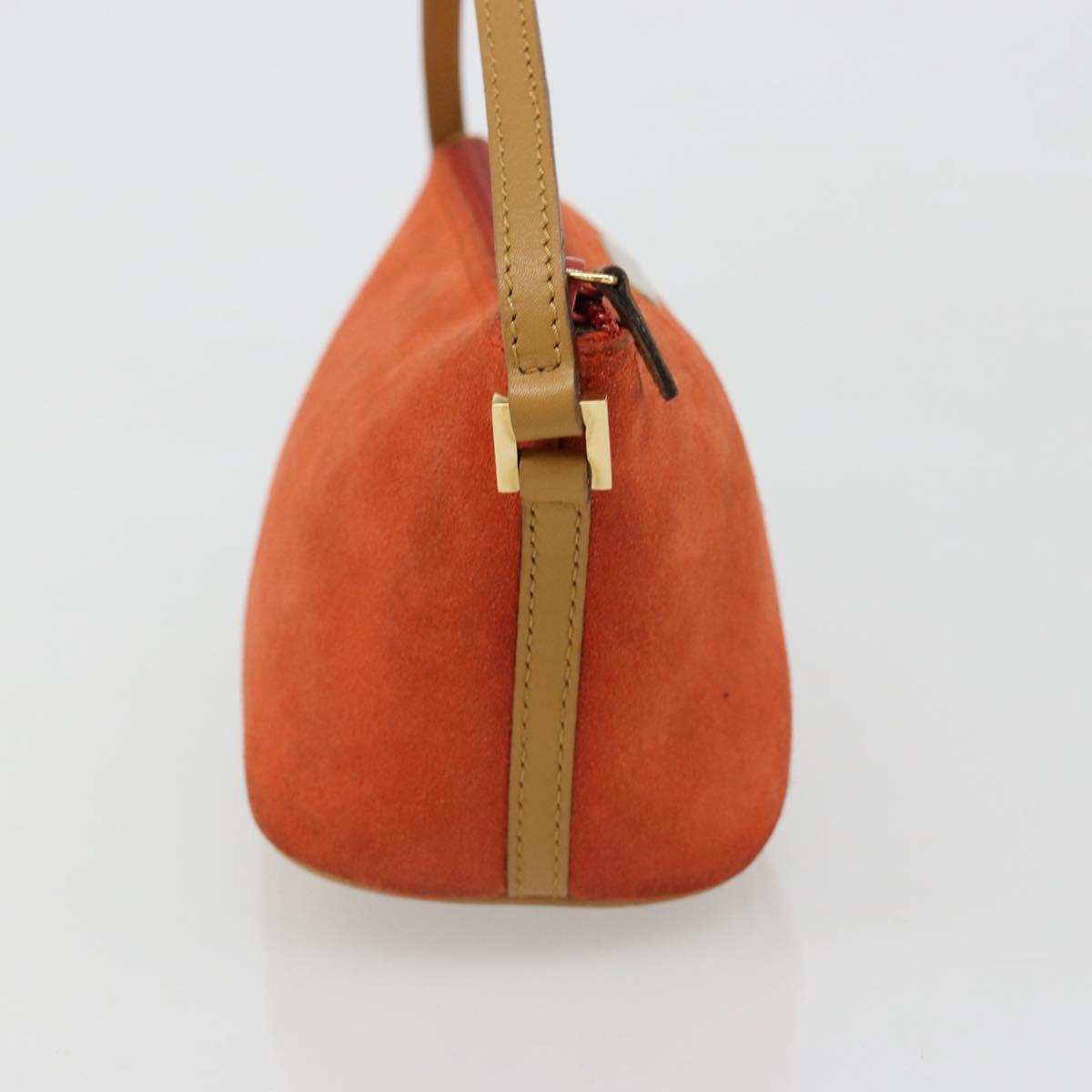 GUCCI Hand Bag Suede Orange Gold 039 1103 Auth BA13451 - Jerrillo image 4