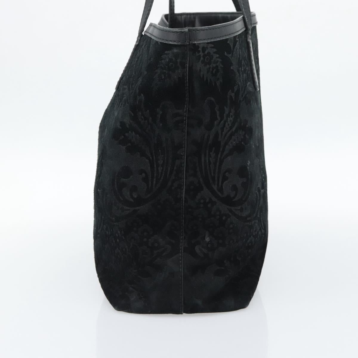 GUCCI Tote Bag Suede Black Gold 305585 Auth BA13459 - Jerrillo image 4