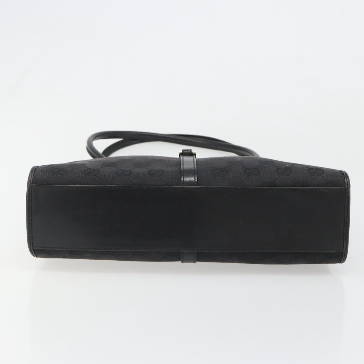 GUCCI GG Canvas Jackie Tote Bag Black Silver 002 1073 Auth BA13509A - Jerrillo image 5