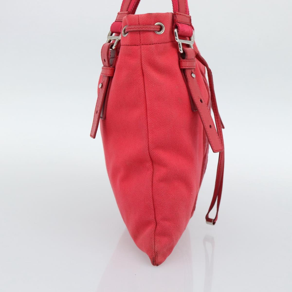 SAINT LAURENT Tote Bag Canvas Pink Silver Auth BA13528A - Jerrillo image 4