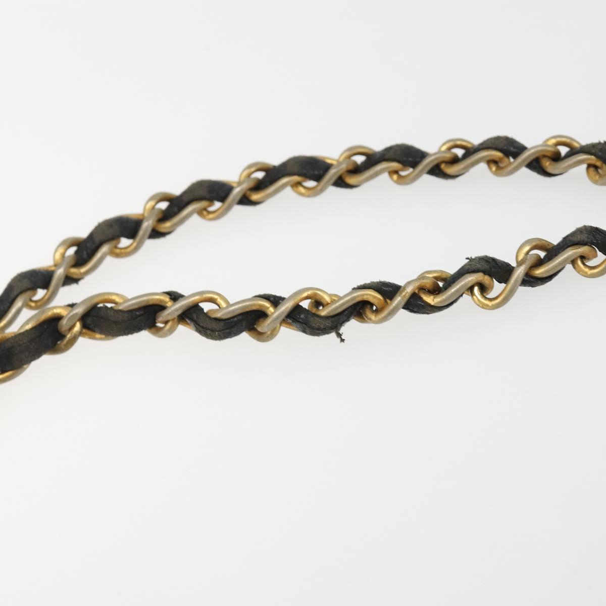 CHANEL Chain Tote Bag Lamb Skin Black Gold CC Auth BA13601 - Jerrillo image 9